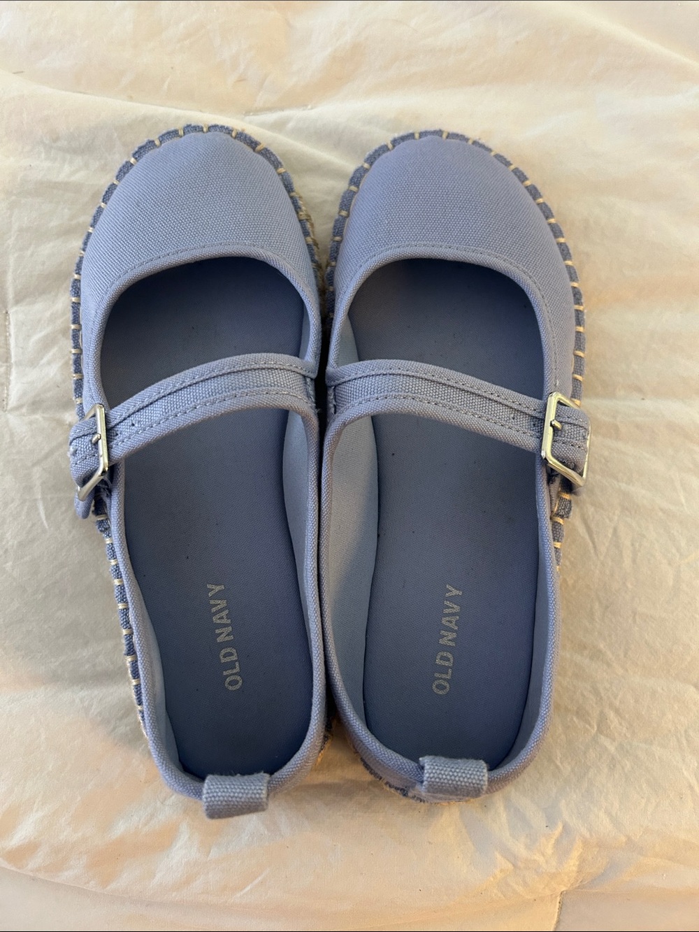 Old Navy Lavender Canvas Mary Jane Espadrilles - Picture 2 of 4
